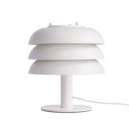 Minimalistische 3 Stöckige Creme Pilz Bettseite Tischlampe