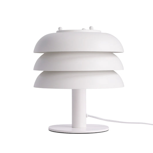 Minimalistische 3 Stöckige Creme Pilz Bettseite Tischlampe