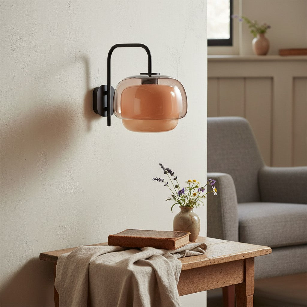 Clinco Mushroom-Inspired Designer Wall Light – Modern Artistic Wall Lamp – Bedroom or Lounge