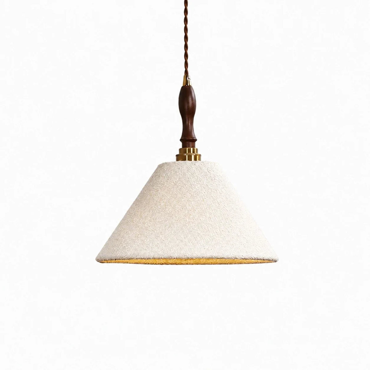 Cream fabric shade product cutout