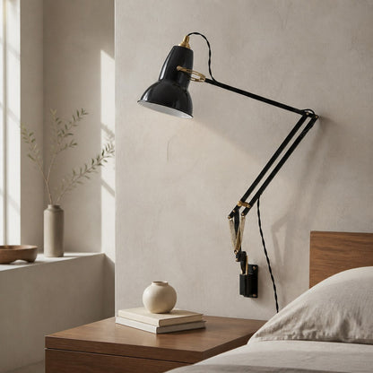 Modryx Adjustable Modern Wall Lamp with Bracket Sleek Aluminium Shade for Living Space