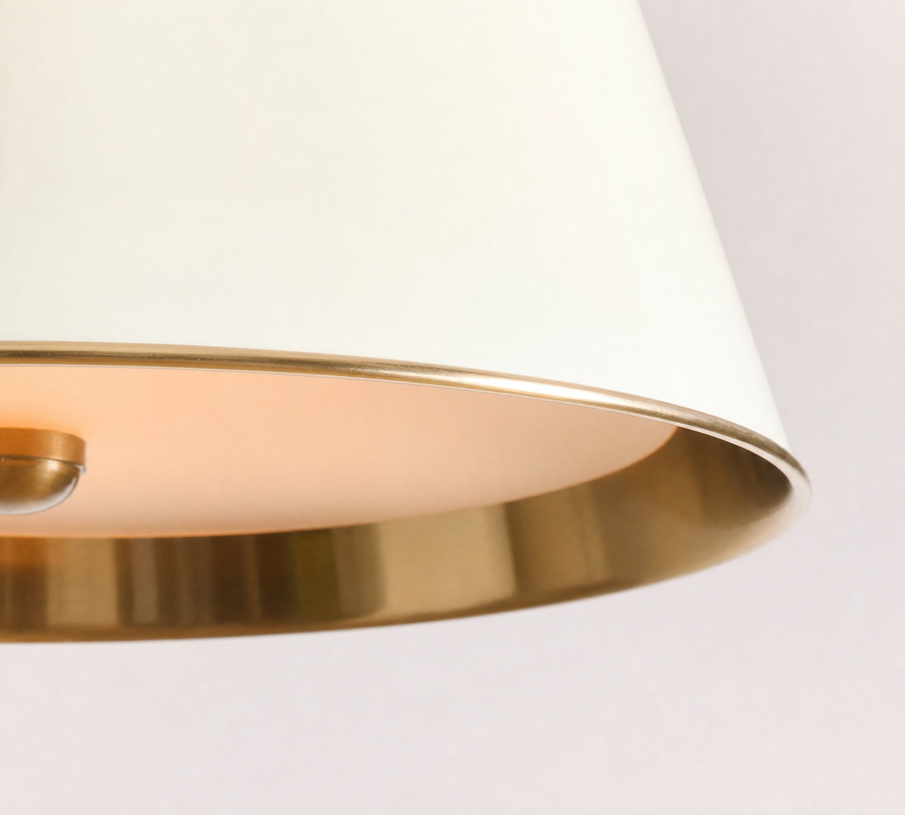 Forvara Metal Pole Pendant Light - Bell Diffuser Design for Kitchen Islands