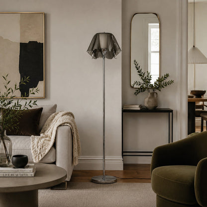 Bauhaus Acrylic Flower Floor Lamp for Living Rooms