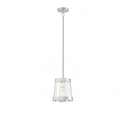 Driscoll Glas Trommel Pendelleuchte - Moderne Messing Hängelampe