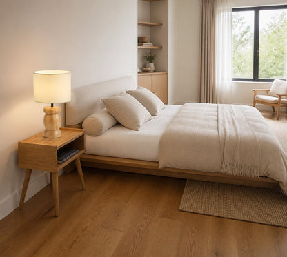Pebble Wood Table Lamp