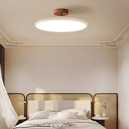 Anpassbare Deckenleuchte mit warmem Licht, Metall-Acryl-Finish