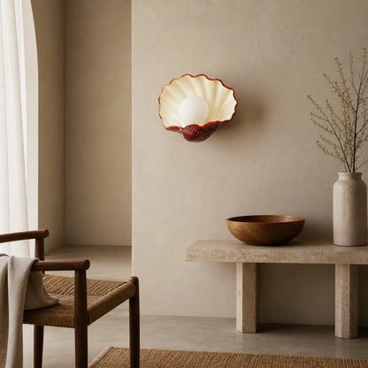 Nautris Vintage Art Deco Wall Lamp - Resin Body Design for Vanity or Living Room
