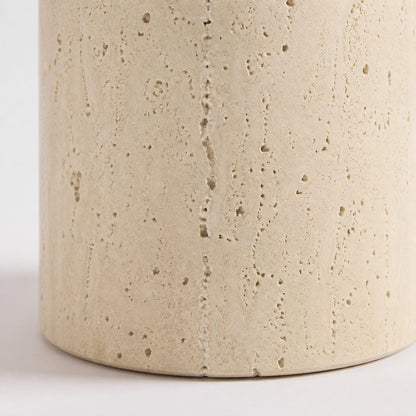 Albi Minimalist Marble Table Lamp – Elegant Fabric Shade Suitable for Any Room