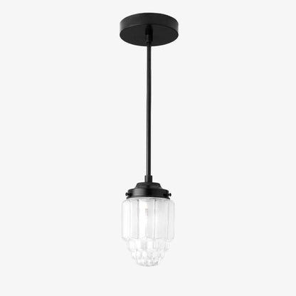 Tierlux Glass Pendant Light - Art Deco Globe Design