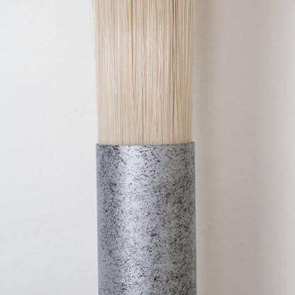 Moderne Wandleuchte aus Rosshaarglas – Messing/Nickel/Schwarz