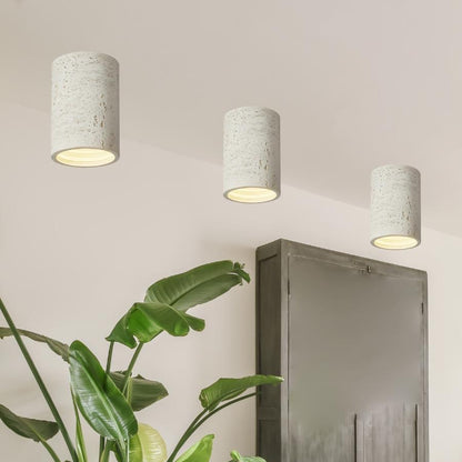 Moderne zylindrische Wabi-Sabi-Deckenlampe