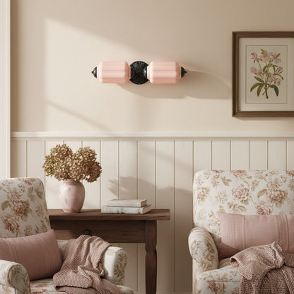 Eloise Glass Wall Sconce - Vintage Milk Glass Vanity Sconce