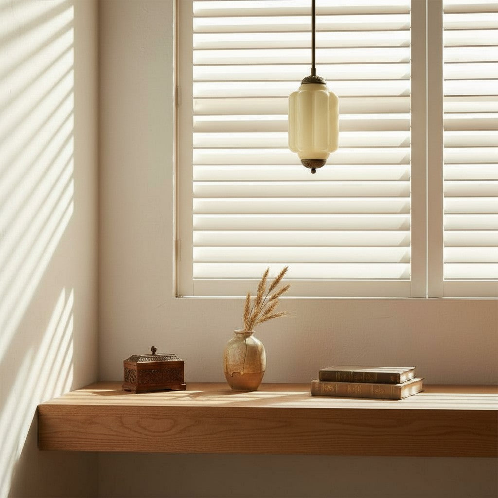 Eloise Petite Pendant Light - Vintage Milk Glass Lamp