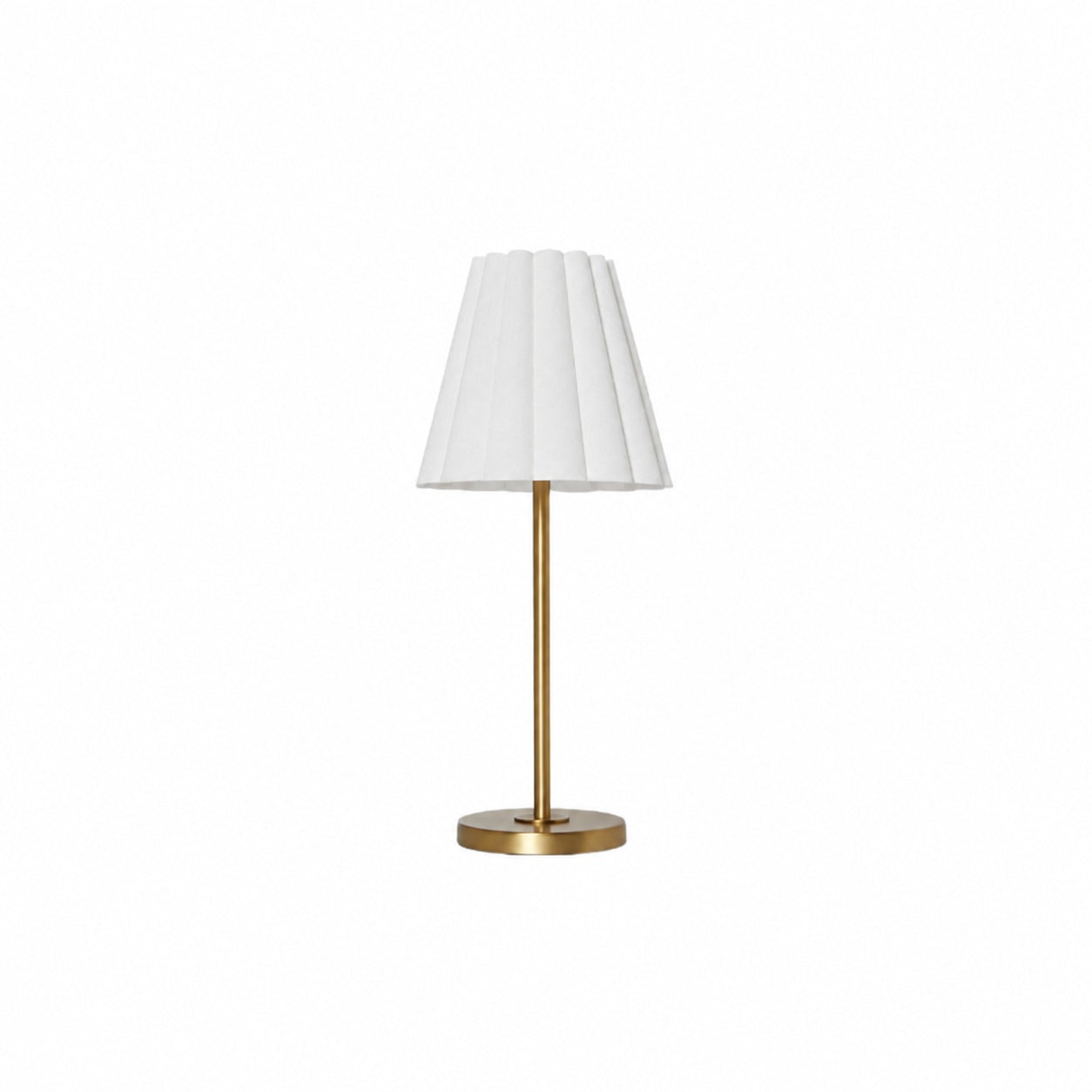 Ruffmeto Transitional Slim Table Lamp – Sculptural Shade Lighting for Living Room or Bedroom