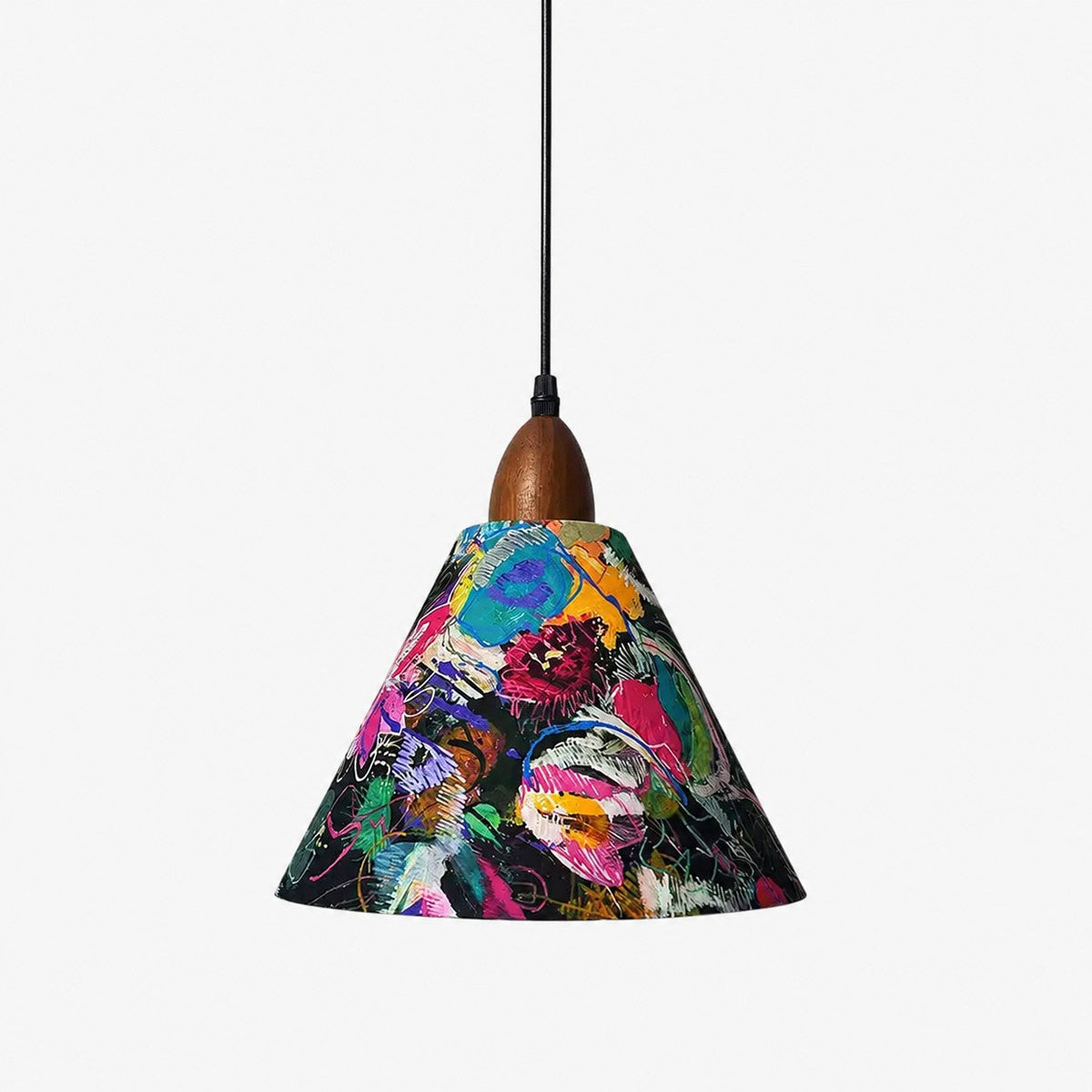 Liberty-Style Floral Fabric Pendant Light