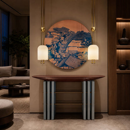 Lantern Glass Pendant Lamp