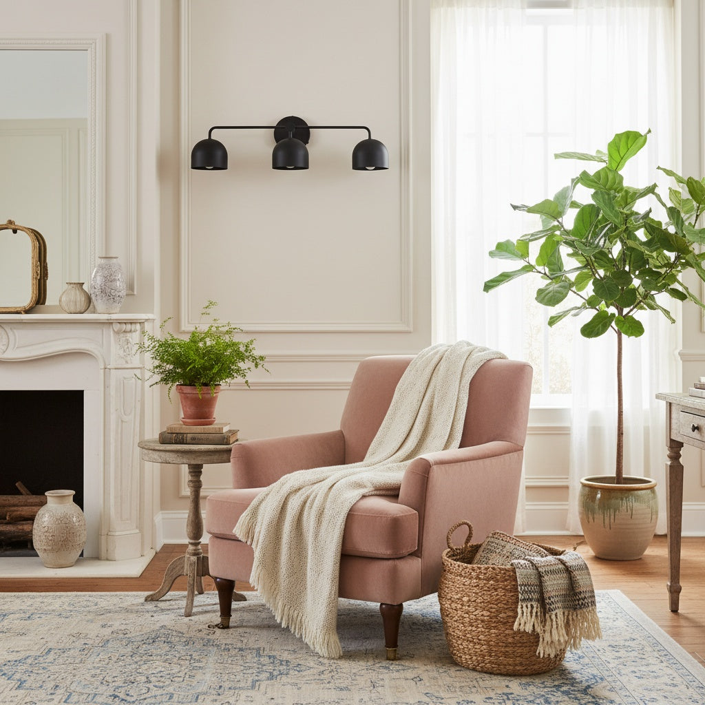 Metio Dome Farmhouse Vanity Wandleuchte – Moderne gewölbte Wandleuchte