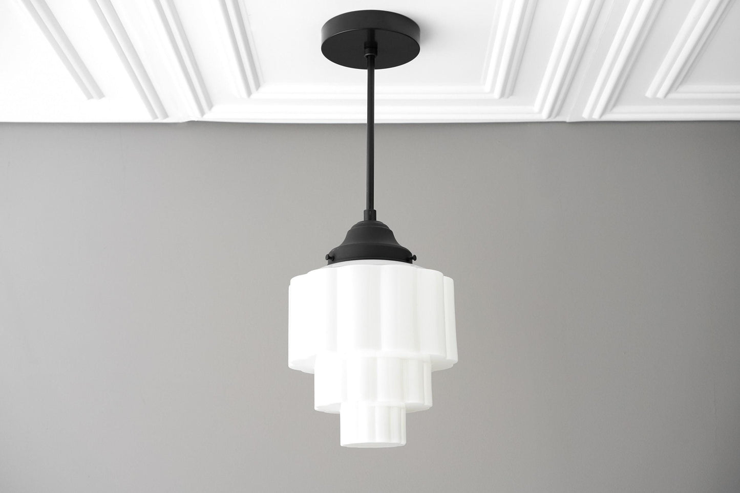 Geotower Glass Pendant Light - Elegant Home Lighting