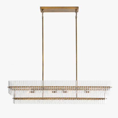 Lumora Kristall-Pendelleuchte – Elegantes Trommelmessing und geschliffenes Glas