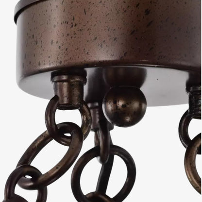 Velara Industrial Drum Shade Pendant Light – Industrial Style Hanging Fixture for Kitchen and Dining U04