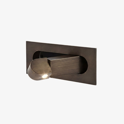 Noctiqo Adjustable LED Bedside Wall Light - Contemporary Design Metal Night Lamp for Home