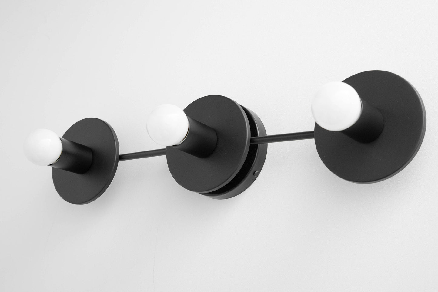 Radiro Globe Modern Spherical Glass Vanity Light – Minimalist 3-Light Fixture for Bathrooms