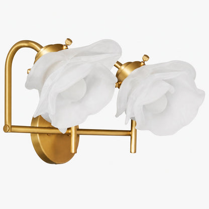 Revalis Glasblumen-Wandleuchte – Moderne florale Wandleuchte