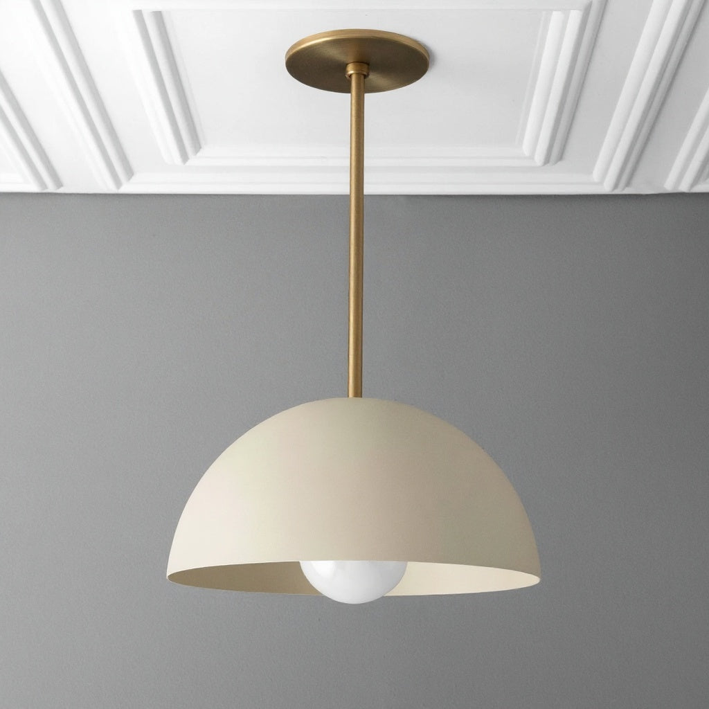 Metio Dome Neutral Dome Pendelleuchte – Moderne Akzentbeleuchtung aus Metall