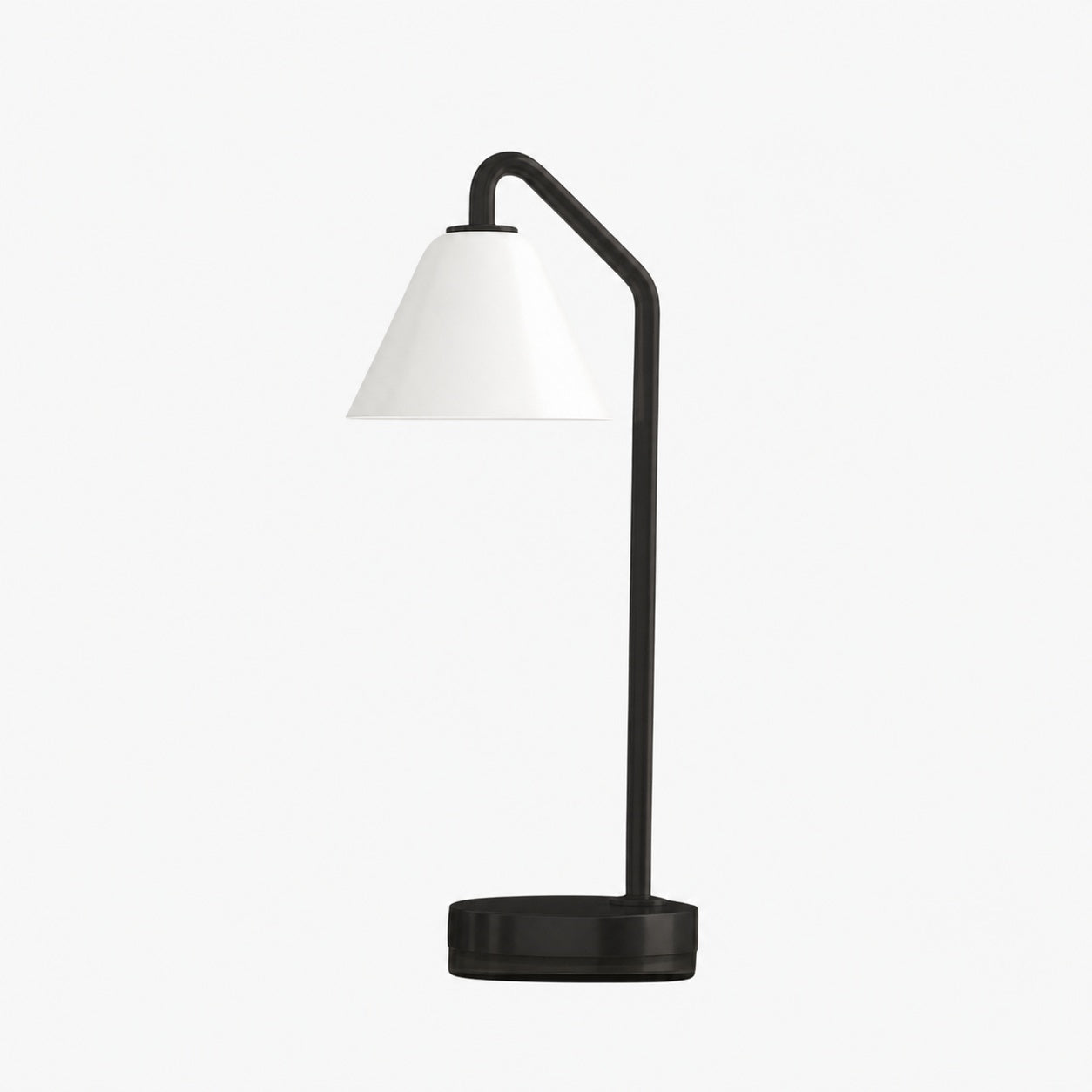 Conica Skulpturale Kegel-Tischlampe – Moderne Glasbeleuchtung für Schlafzimmer oder Schreibtisch