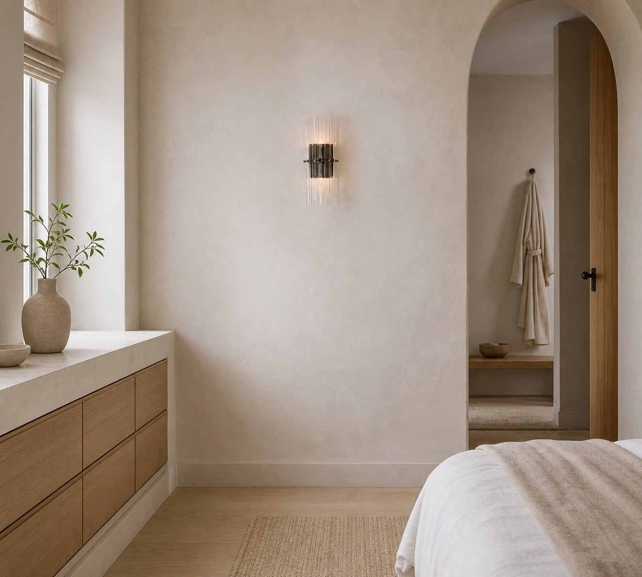 Lumora Kristall-Wandleuchte – Elegante Beleuchtung für Flur &amp; Schlafzimmer