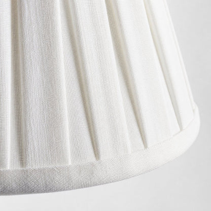 Luvora Moderne Hängelampe mit plissiertem Stoffschirm – Zeitgenössische, elegante Deko-Hängeleuchte