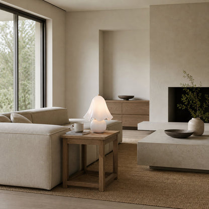 Bellina Decorative Table Lamp - Sculptural Bell Flower Shape