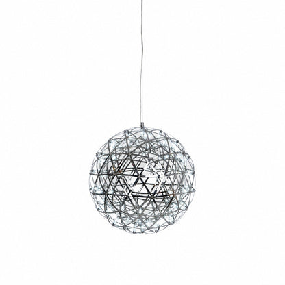 Silver Spark Ball Pendant Light