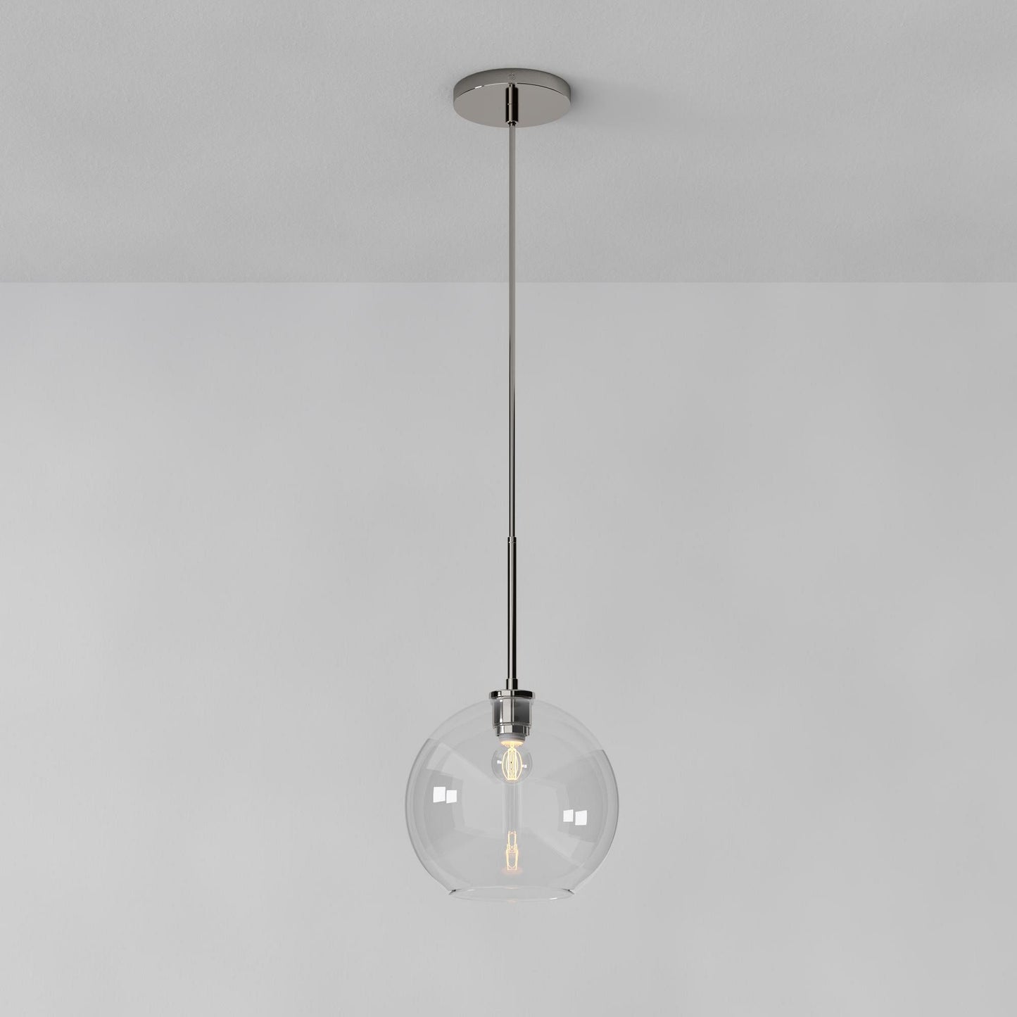 Selvion Sculptural Globe Pendant Light - Modern Glass Pendant Lamp - Sleek Design