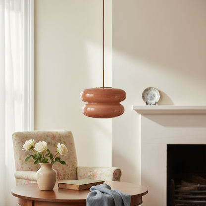 Spherical Opal Glass Pendant Lamp Modern Style for Dining & Living Rooms