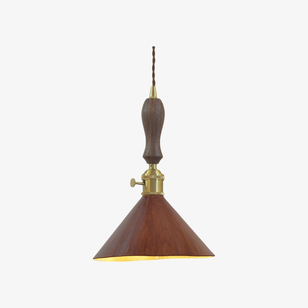 Modern Minimalist Leather Shade Pendant Light
