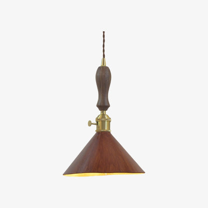 Modern Minimalist Leather Shade Pendant Light