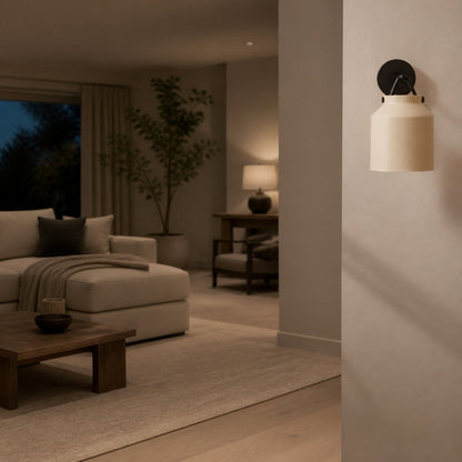 Hanton Moderne, minimalistische Wandleuchte aus Messing und Glas – feuchtigkeitsbeständig für Badezimmer