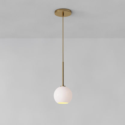 Selvion Sculptural Globe Pendant Light - Modern Glass Pendant Lamp - Sleek Design