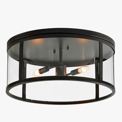 Ferrix Minimalistische Eisen Flush Mount Deckenleuchte für Veranden und Flure