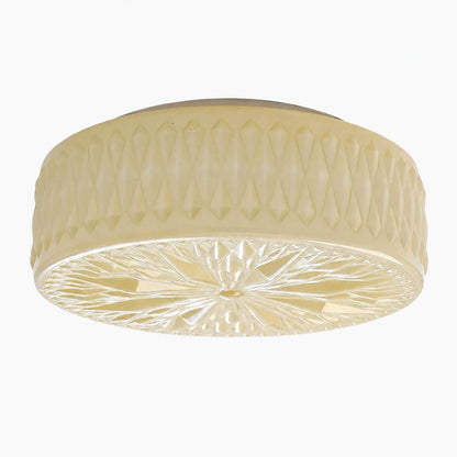 Mistaro Minimal Glass Ceiling Lamp - Flush Mount Design for Living Room and Bedroom