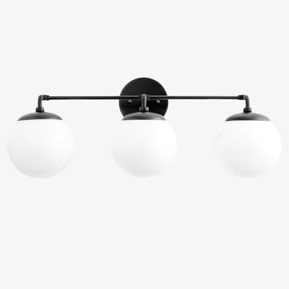 Glorica Glass Wall Sconce - Modern Vintage Vanity Light Fixture