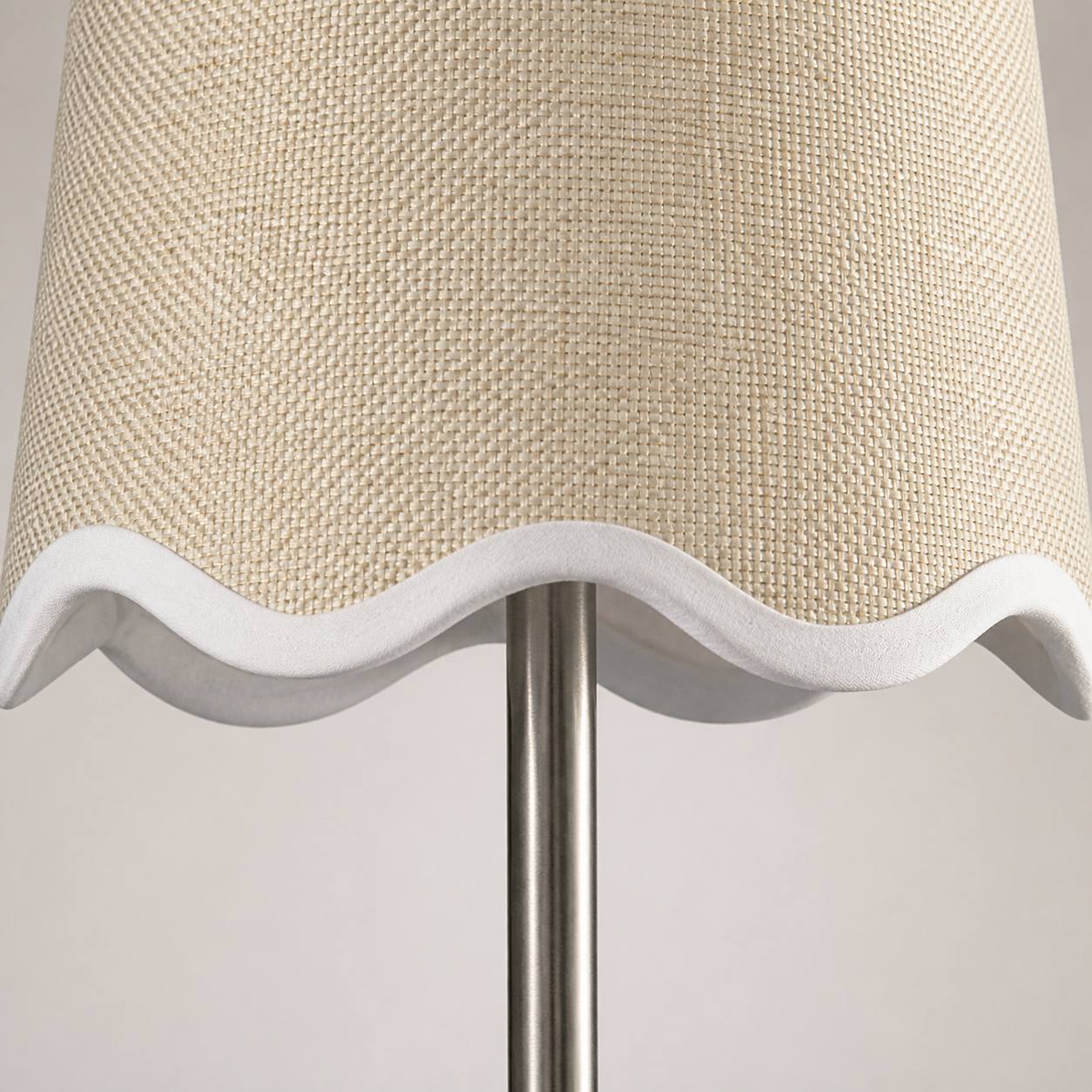 Glissum Contemporary Metal and Linen Wall Lamp with Soft Diffused Shade for Hallway or Entry
