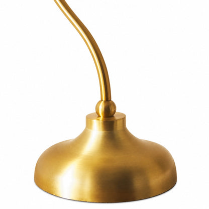 Rayla Elegante Scallop Glas Tischlampe - Atmosphärisches Licht - Schreibtisch oder Beistelltisch