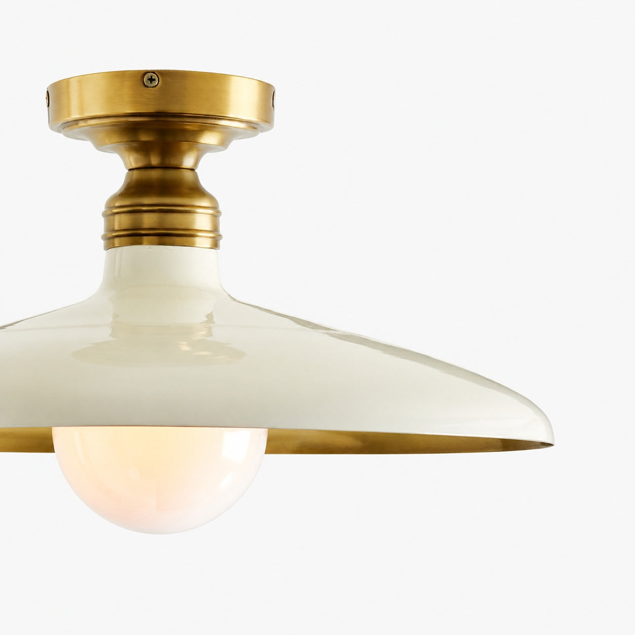 Forvara Farmhouse Deckenleuchte aus Metall – Deckenlampe in Schwarz oder Weiß
