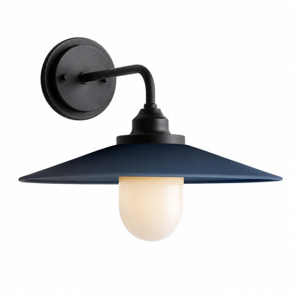 Cordax Wandleuchte im Utility-Stil – Metall und Glas für die Innen- und Außendekoration