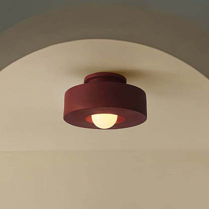 Moderne Nordische Minimalistische Rund Harz Deckenlampe
