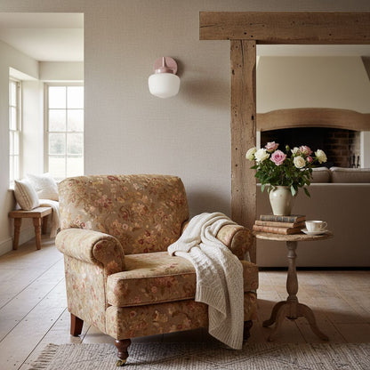 Opalume Glass Vanity Light – Vintage-Inspired Design – Perfect for Bathroom & Powder Room