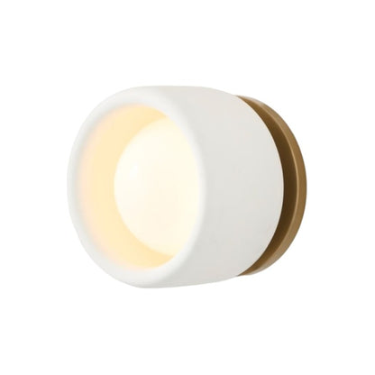 Cerova Modern Ivory Porcelain Sconce – Soft Organic Wall Light