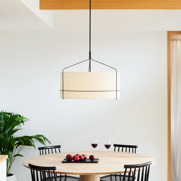 Horelia Pendant - Industrial Ceiling Light with Dark Bronze Metal
